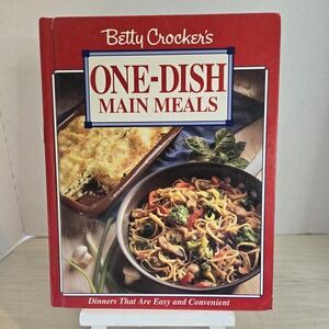 Vintage Betty Crockers One Dish Main Meals‎ hardcover fast convenient easy meals